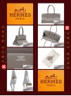 HERMES JPG SHOULDER BIRKIN (Pre-owned) - Etoupe, Togo leather, Phw